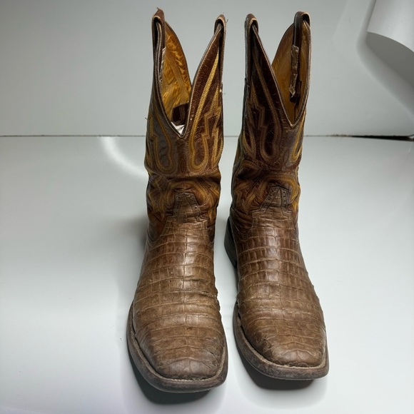 Rod Patrick Caiman Exotic Cowboy Boots Western Sz 11.5 AA - Picture 6 of 9